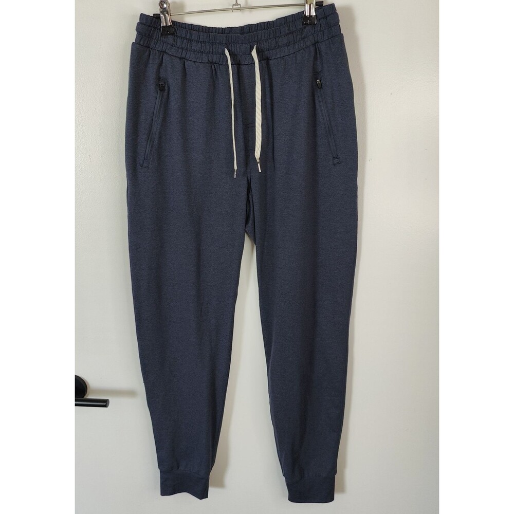 Vuori Ponto Performance Jogger Blue Heather Mens Medium V438 Sweatpants